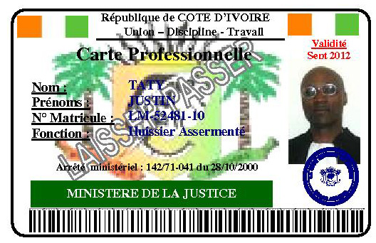 comment devenir huissier de justice en cote d'ivoire