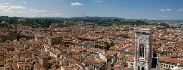 Vue de Florence depuis la coupole Santa Maria del Fiore Vue de Florence depuis la coupole Santa Maria del Fiore
