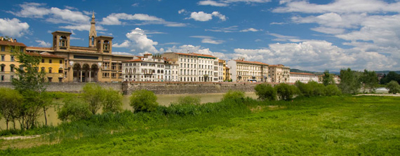 Photo de Florence (Italie) avec filtre polarisant