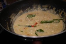 Le poulet au Curry vert du Blue Elephant