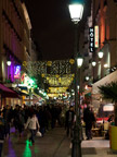 Les courses de Noël rue Montorgueil