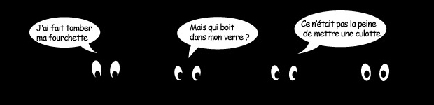 dans le noir