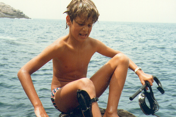 Denis et la plongée à 8 ans