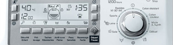 Le lave-linge Top 8 Kg de Hoover