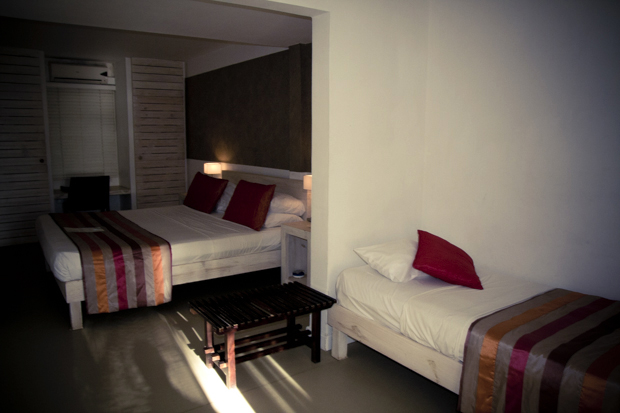 Chambre de l'hôtel le Récif