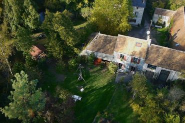 vue arerienne de la maison de la parenthèse inattendue