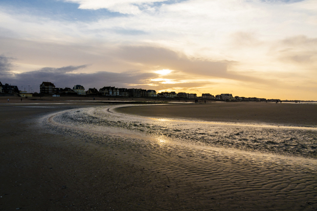 La plage de Cabourg
