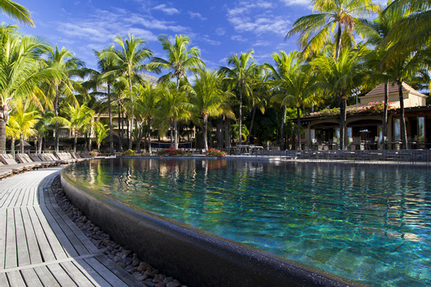 La piscine de l'hôtel Le Mauricia