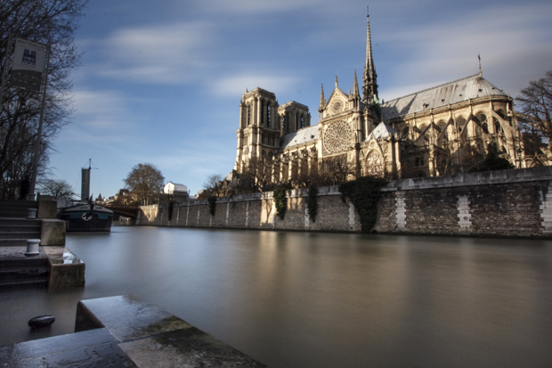 Notre-Dame et la Seine en pose longue