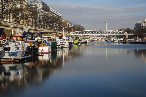 Test du filtre Haida ND1000 pour faire de la pose longue dans le port de l'Arsenal
