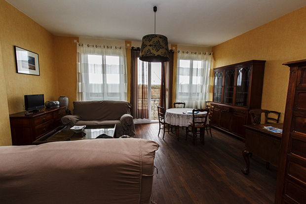 Le salon de notre appartement à Saint-Malo