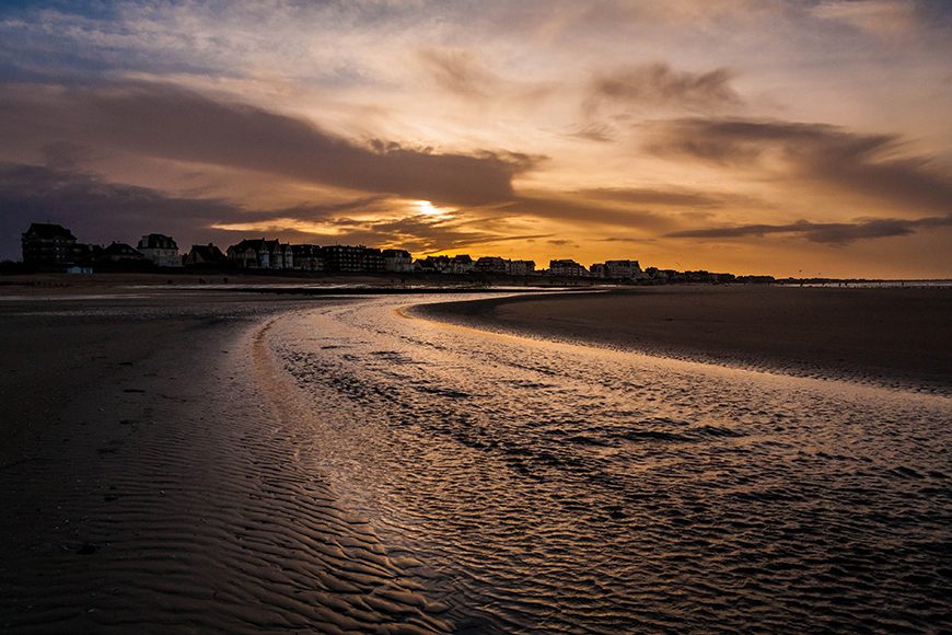 La plage de Cabourg