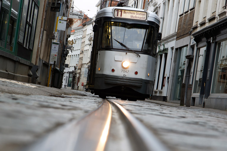 Tramway à Anvers