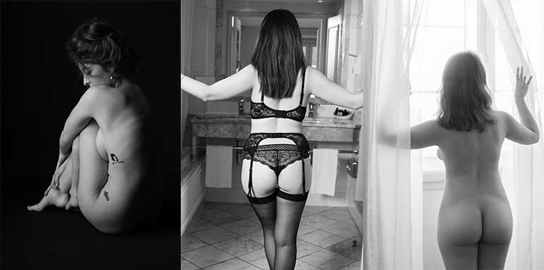 Exemples nu artistique et boudoir