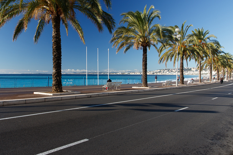 Promenade des Anglais et ses palmiers