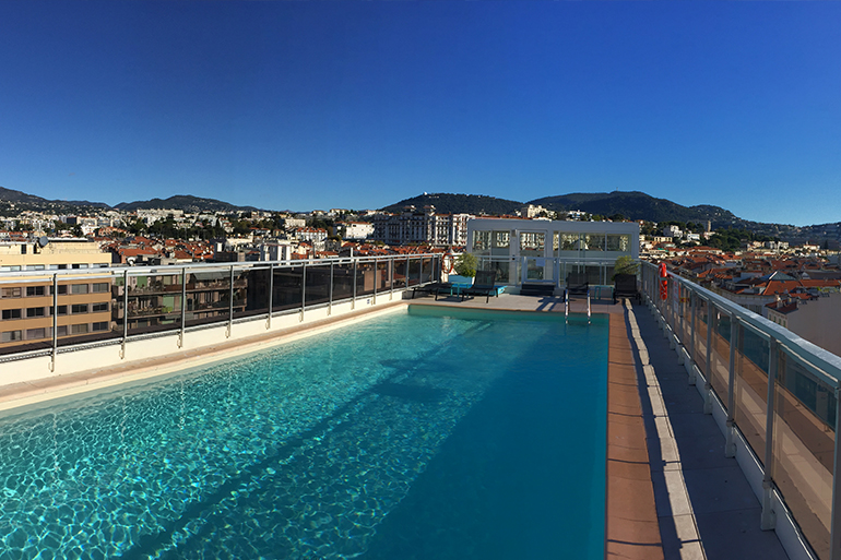 Vue panoramique de l'hôtel Mercure Nice Centre Notre-Dame