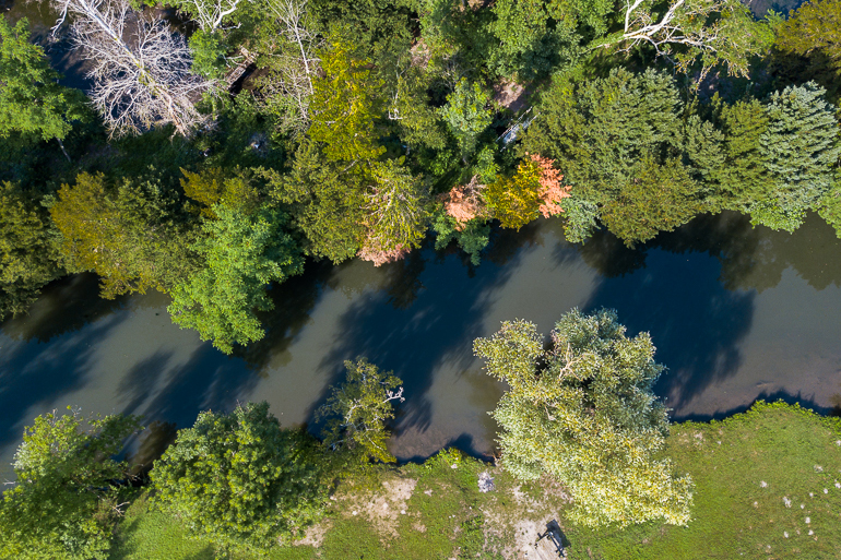 Ballancourt vu de drone