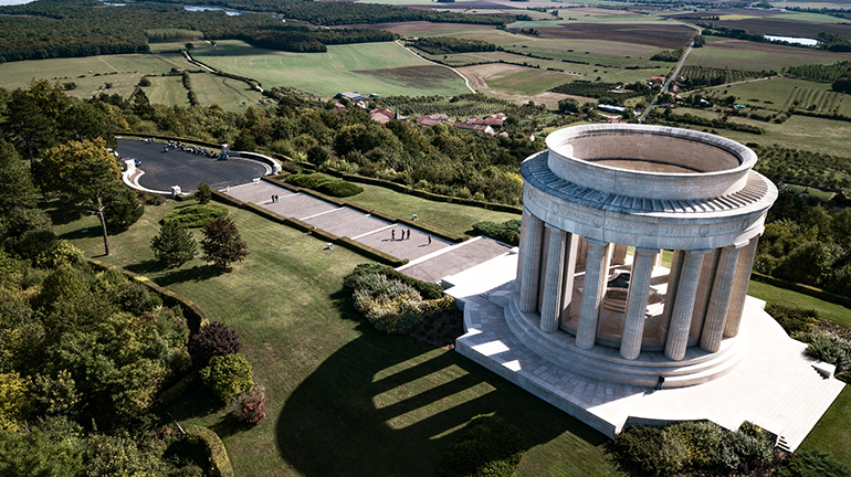 Le mémorial américain de la butte de Montsec