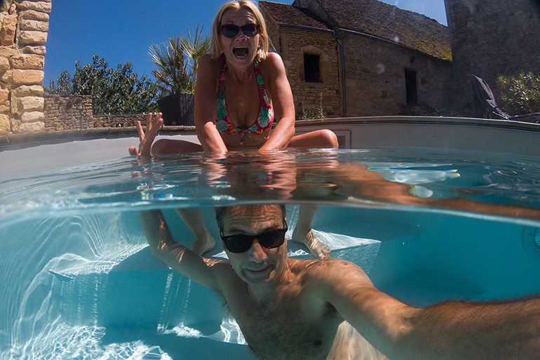 Repos et piscine
