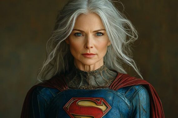 Les super héros Marvel et DC comics à la retraite