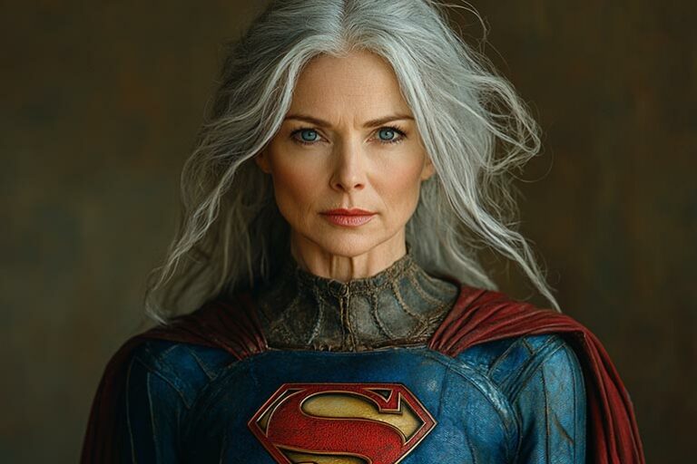Les super héros Marvel et DC comics à la retraite