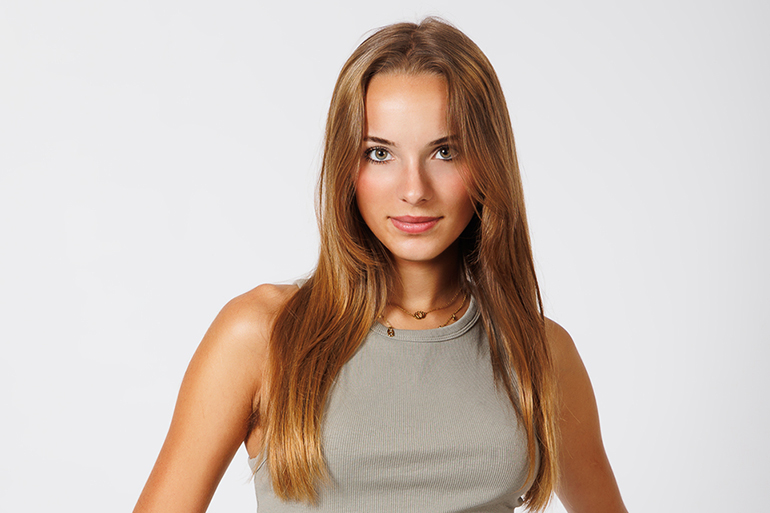 Portrait de mannequin femme